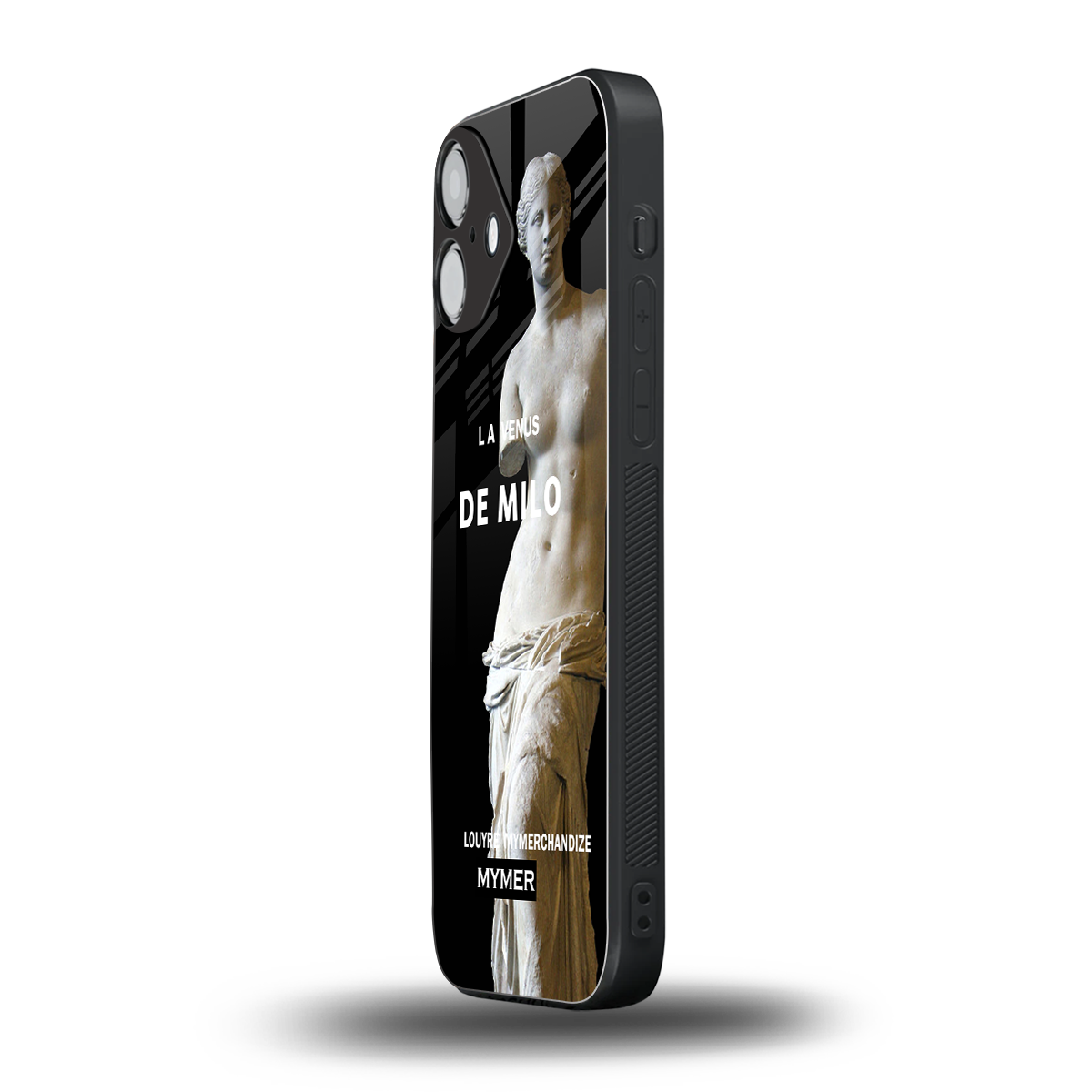 de milo back phone cover | glass case for iphone 16 plus