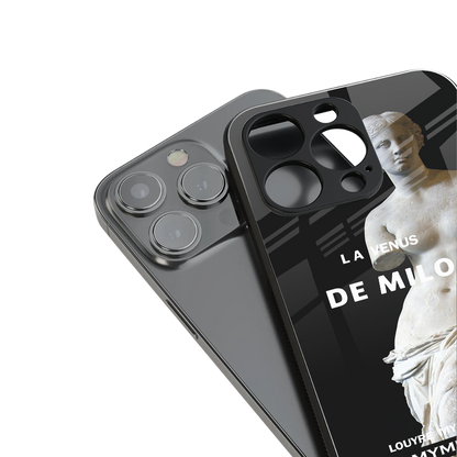 de milo back phone cover | glass case for iphone 13 pro max