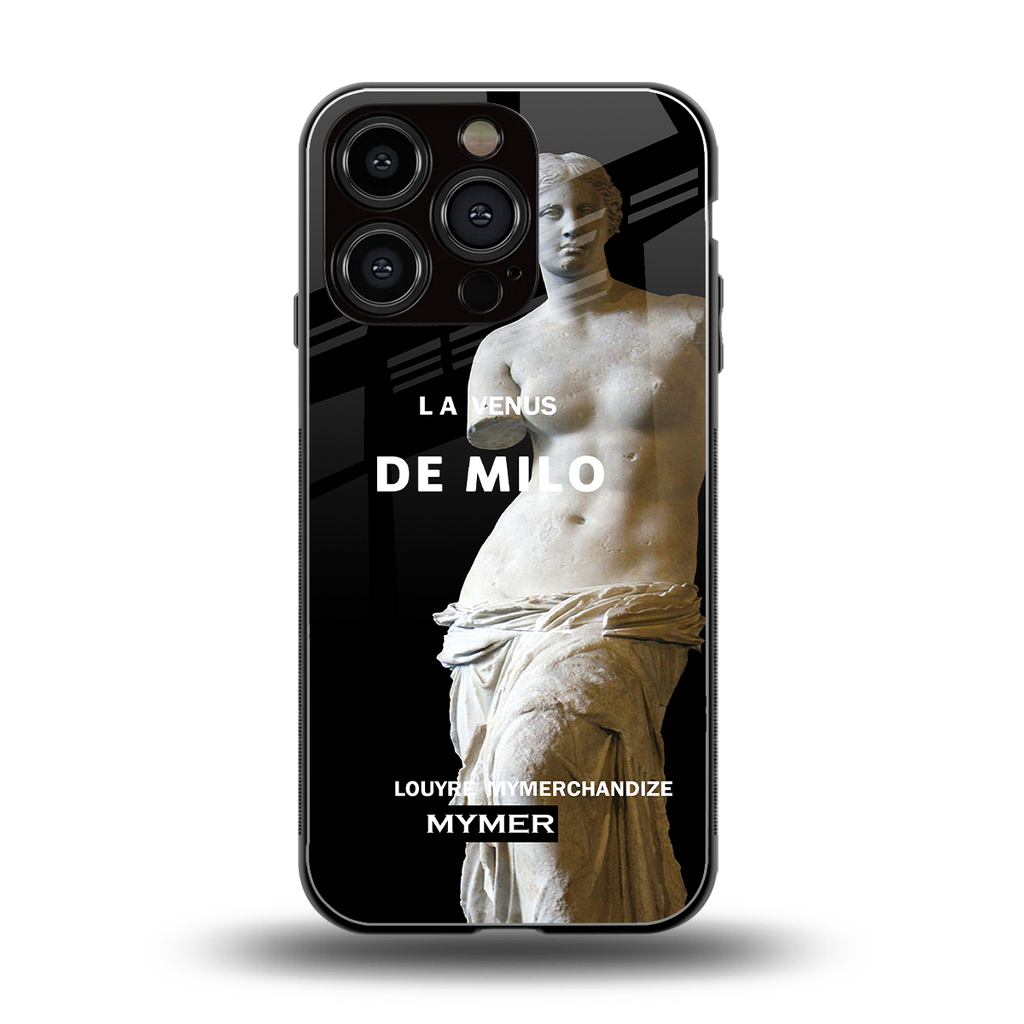 de milo back phone cover | glass case for iphone 16 pro