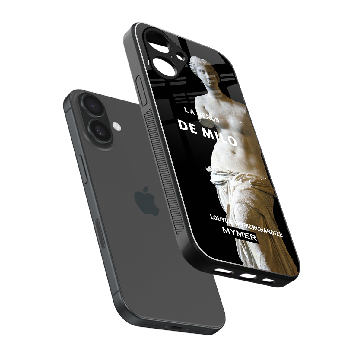 de milo back phone cover | glass case for iphone 16