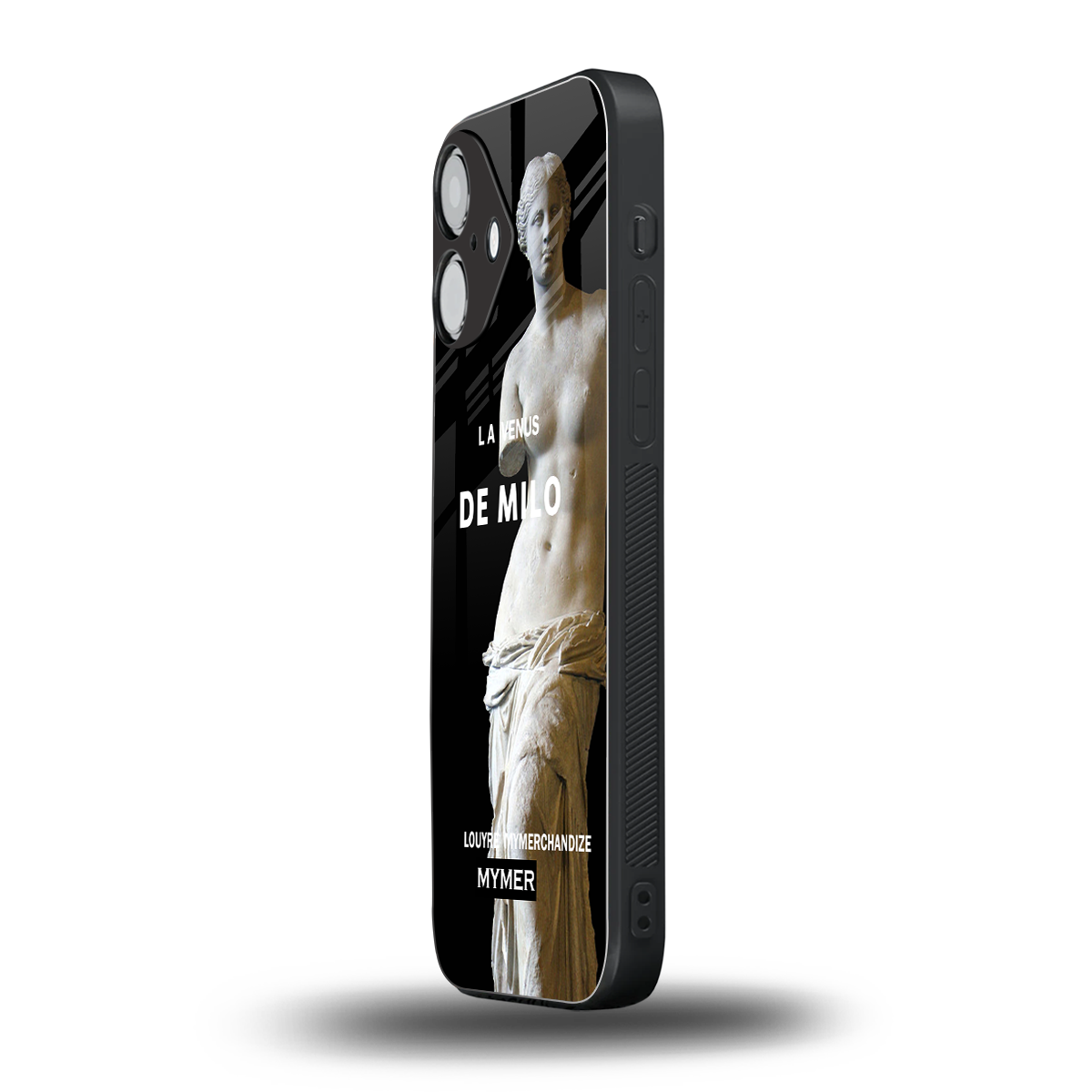 de milo back phone cover | glass case for iphone 16