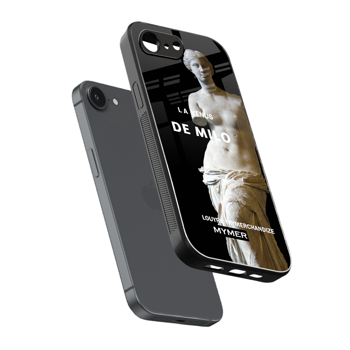 de milo back phone cover | glass case for iphone 16e