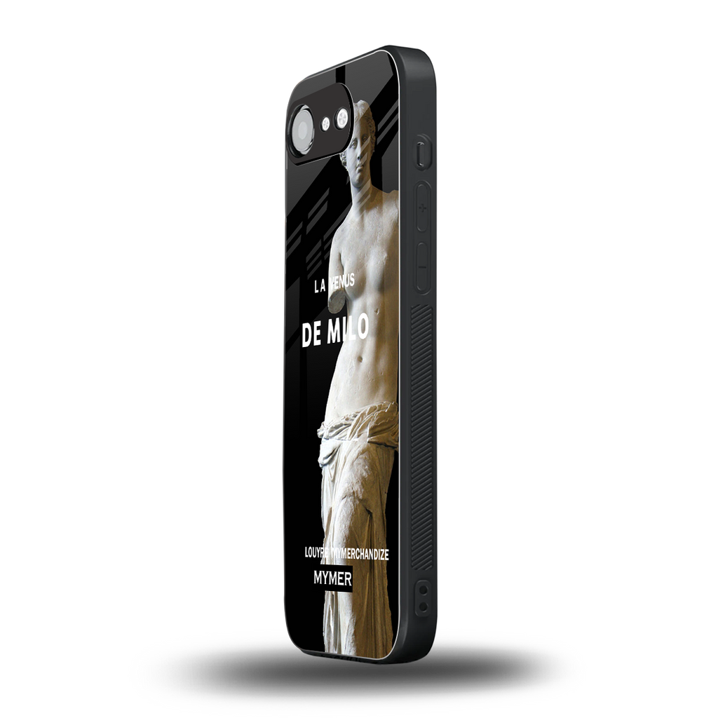 de milo back phone cover | glass case for iphone 16e
