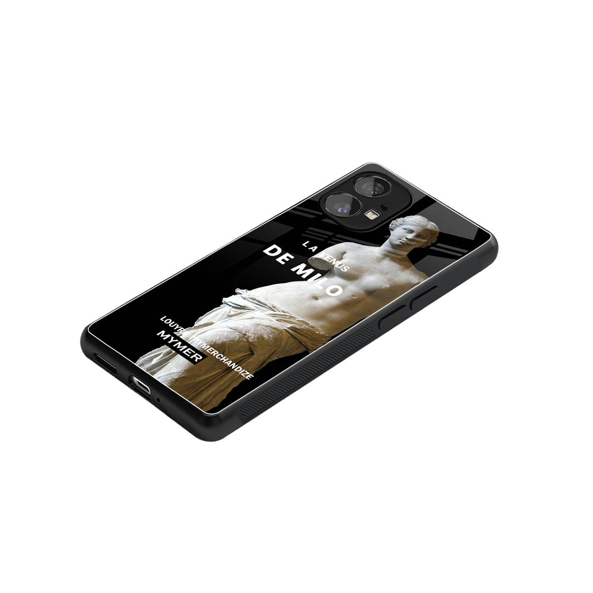 de milo back phone cover | glass case for nothing phone 1