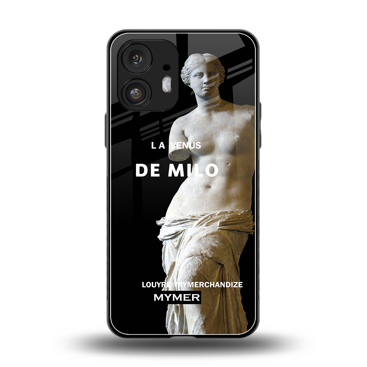 de milo back phone cover | glass case for nothing phone 2