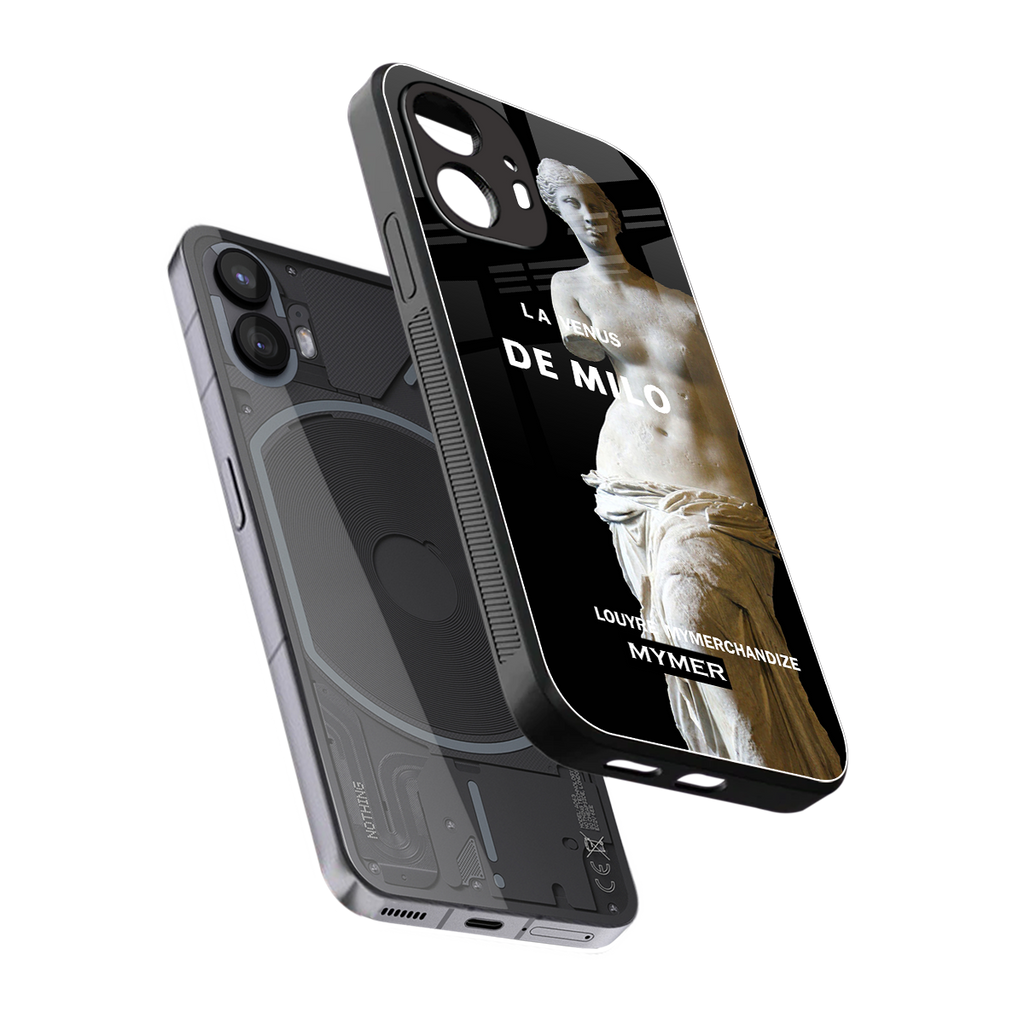 de milo back phone cover | glass case for nothing phone 2