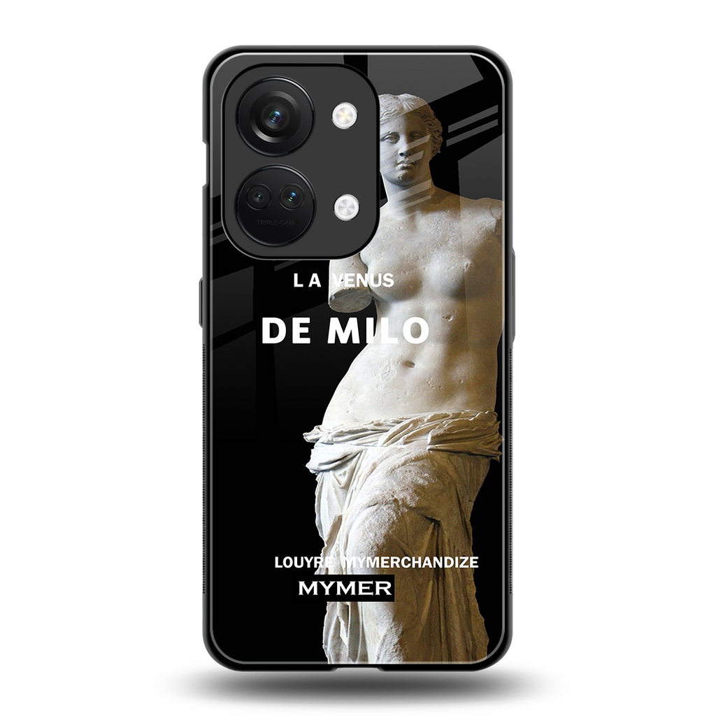 de milo back phone cover | glass case for oneplus nord 3