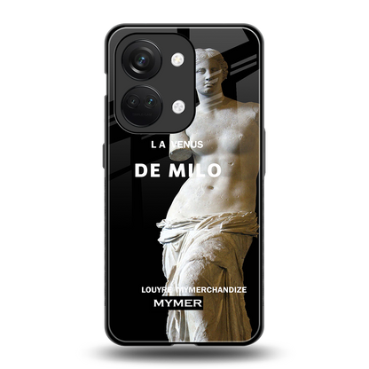 de milo back phone cover | glass case for oneplus nord 3