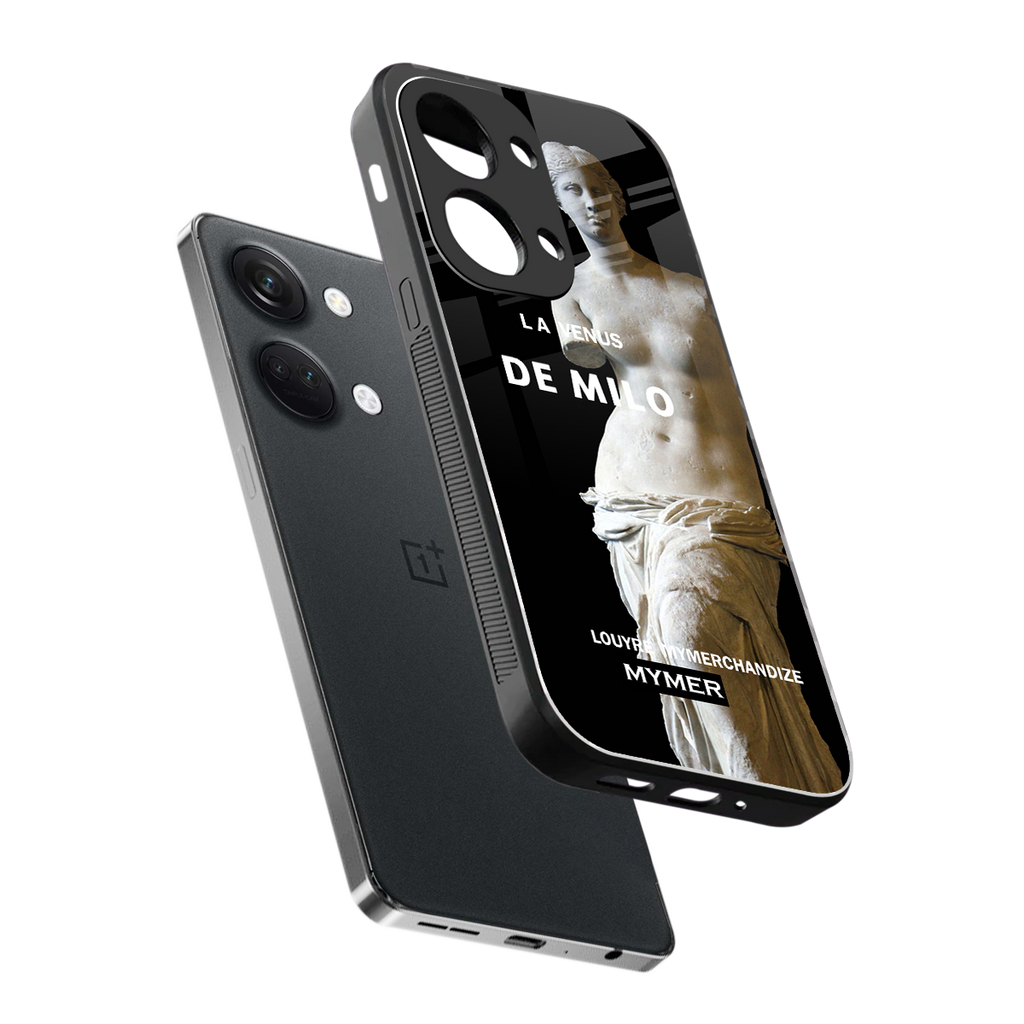 de milo back phone cover | glass case for oneplus nord 3
