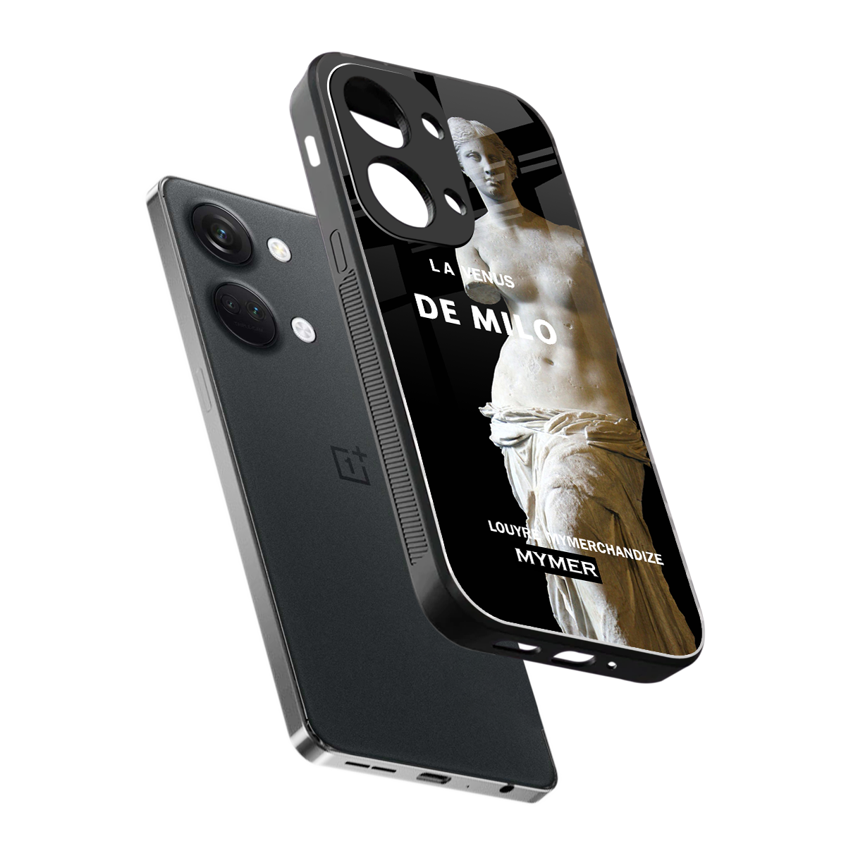 de milo back phone cover | glass case for oneplus nord 3
