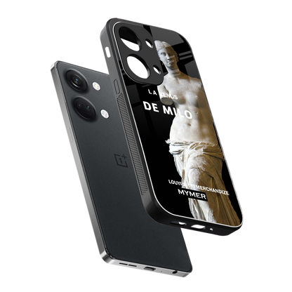 de milo back phone cover | glass case for oneplus nord 3