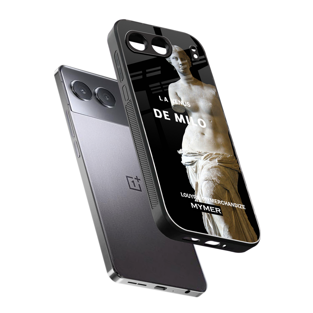 de milo back phone cover | glass case for oneplus nord 4