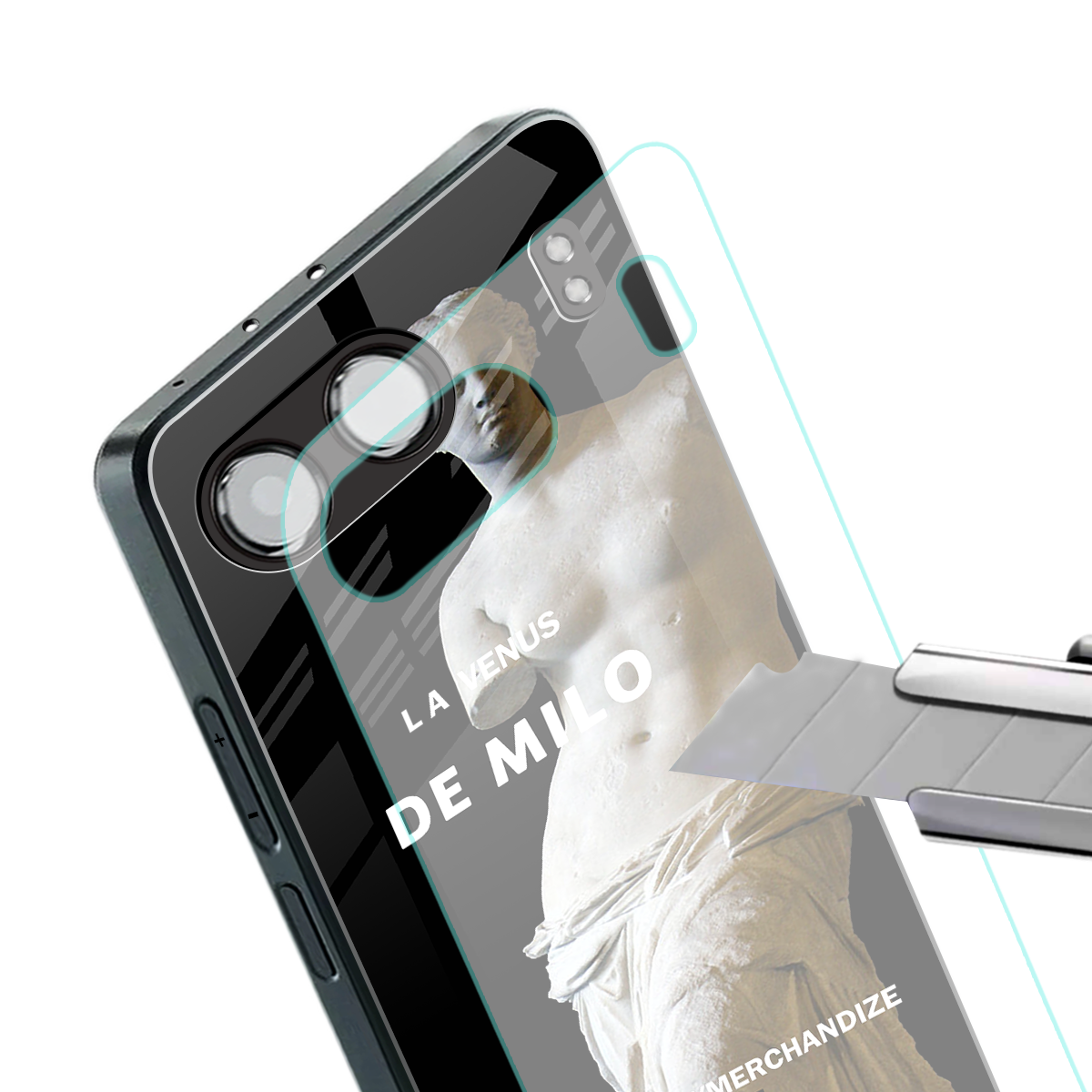 de milo back phone cover | glass case for oneplus nord 4