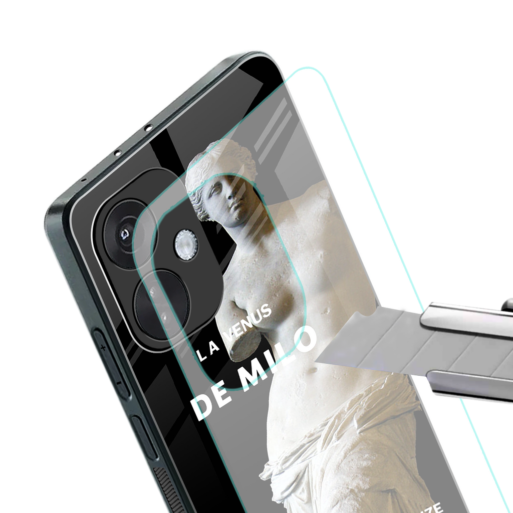 de milo back phone cover | glass case for oneplus nord ce 3