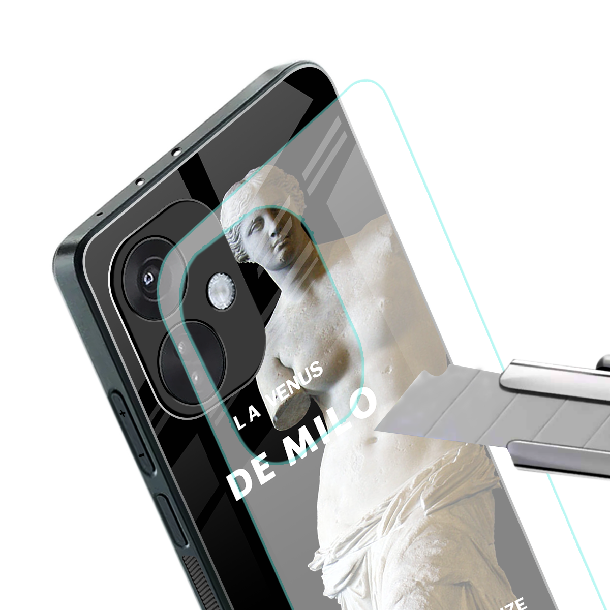 de milo back phone cover | glass case for oneplus nord ce 3
