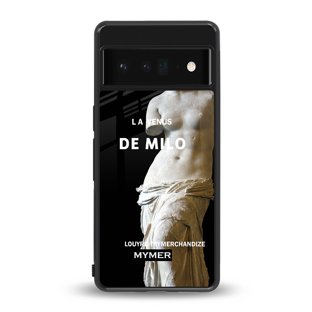 de milo back phone cover | glass case for google pixel 6 pro