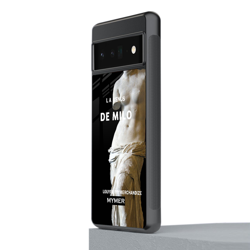 de milo back phone cover | glass case for google pixel 6 pro