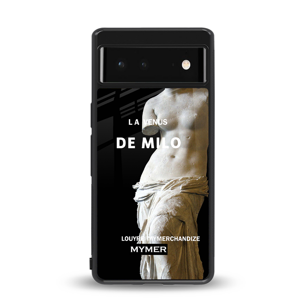 de milo back phone cover | glass case for google pixel 6