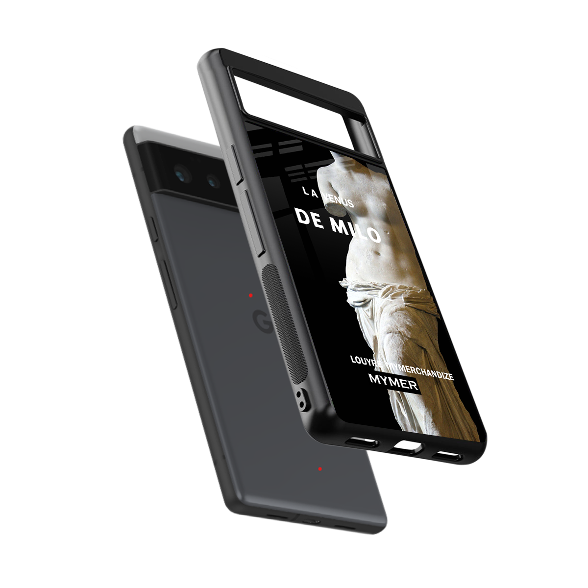 de milo back phone cover | glass case for google pixel 6