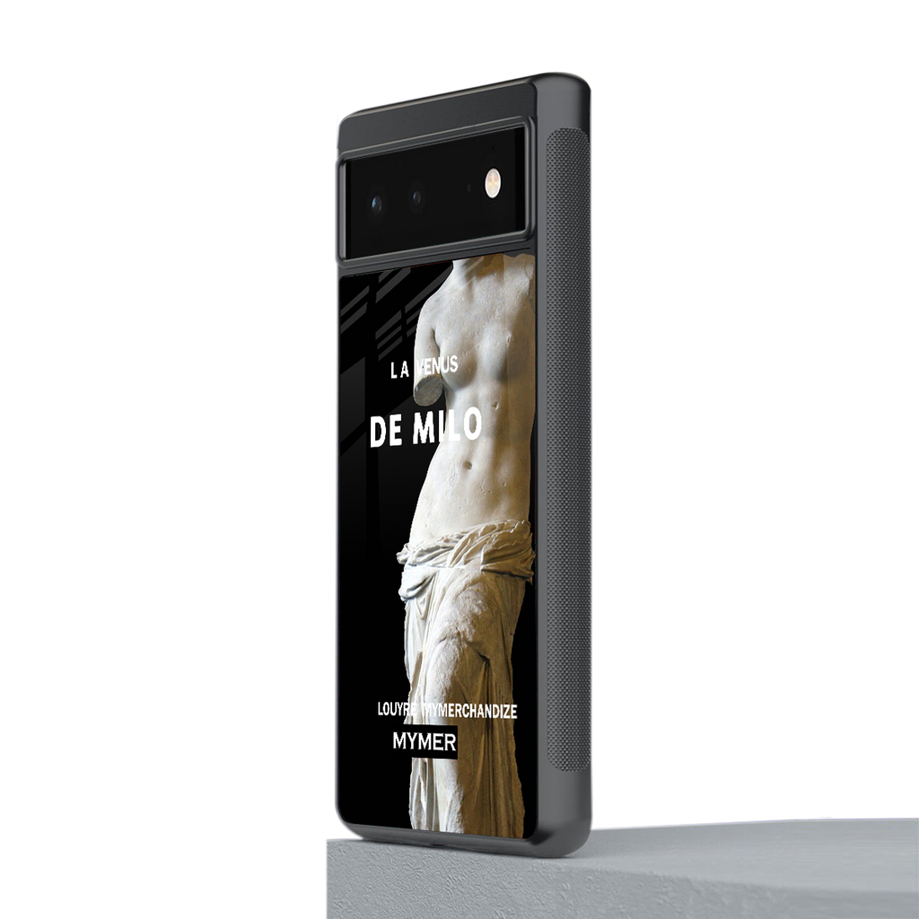 de milo back phone cover | glass case for google pixel 6
