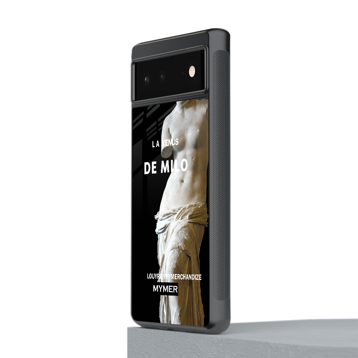de milo back phone cover | glass case for google pixel 6