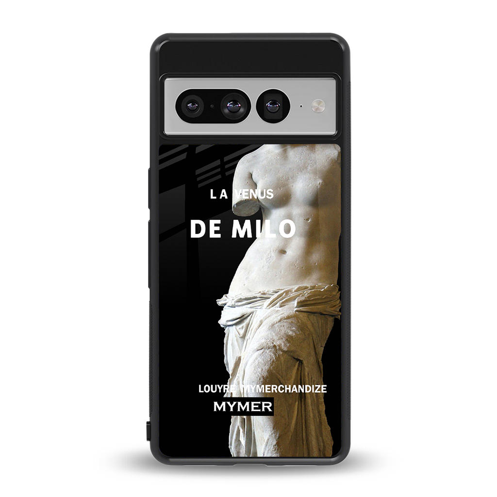 de milo back phone cover | glass case for google pixel 7 pro