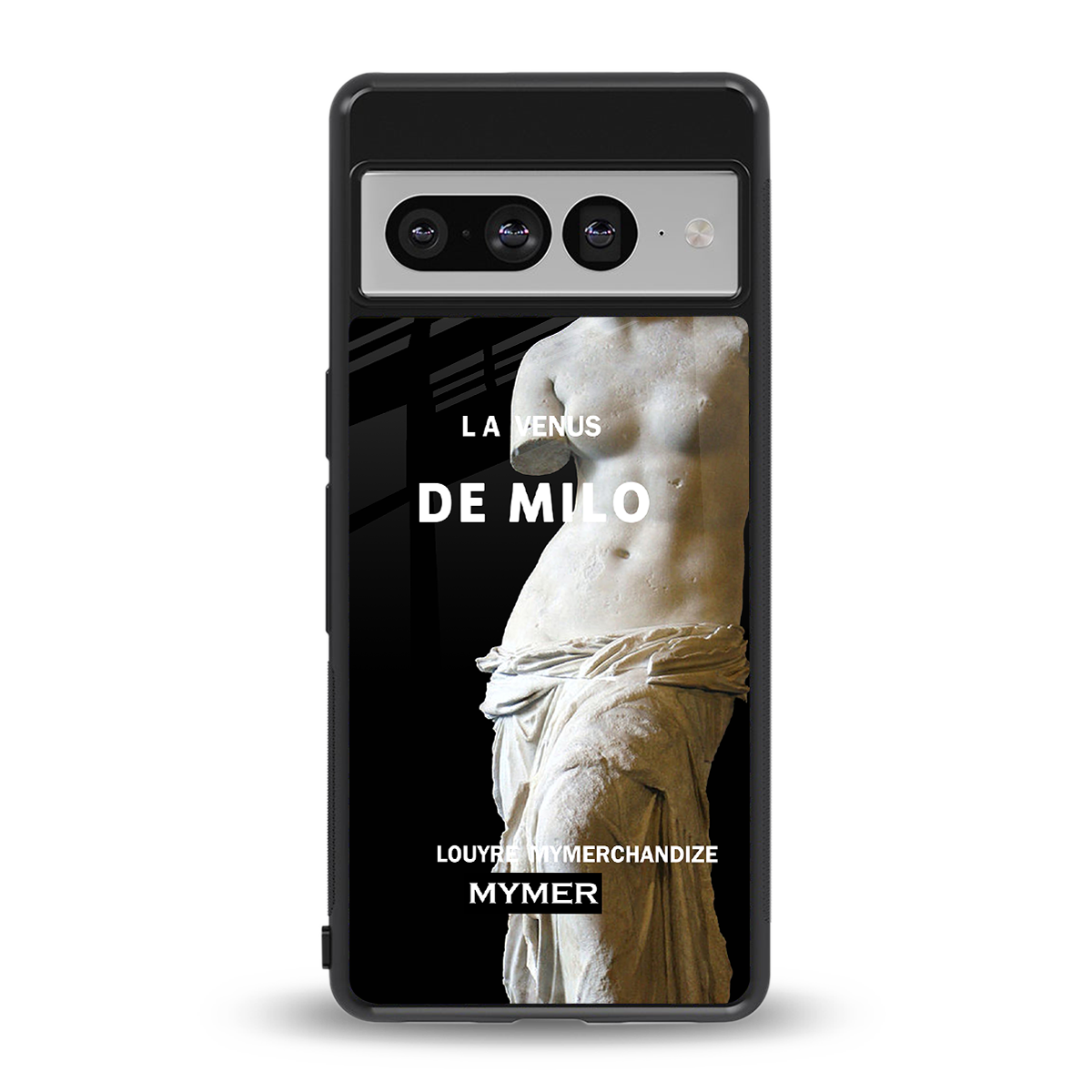 de milo back phone cover | glass case for google pixel 7 pro