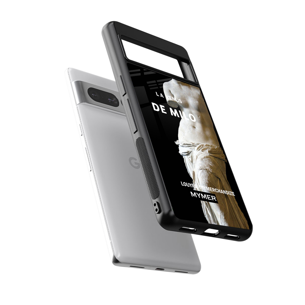 de milo back phone cover | glass case for google pixel 7 pro
