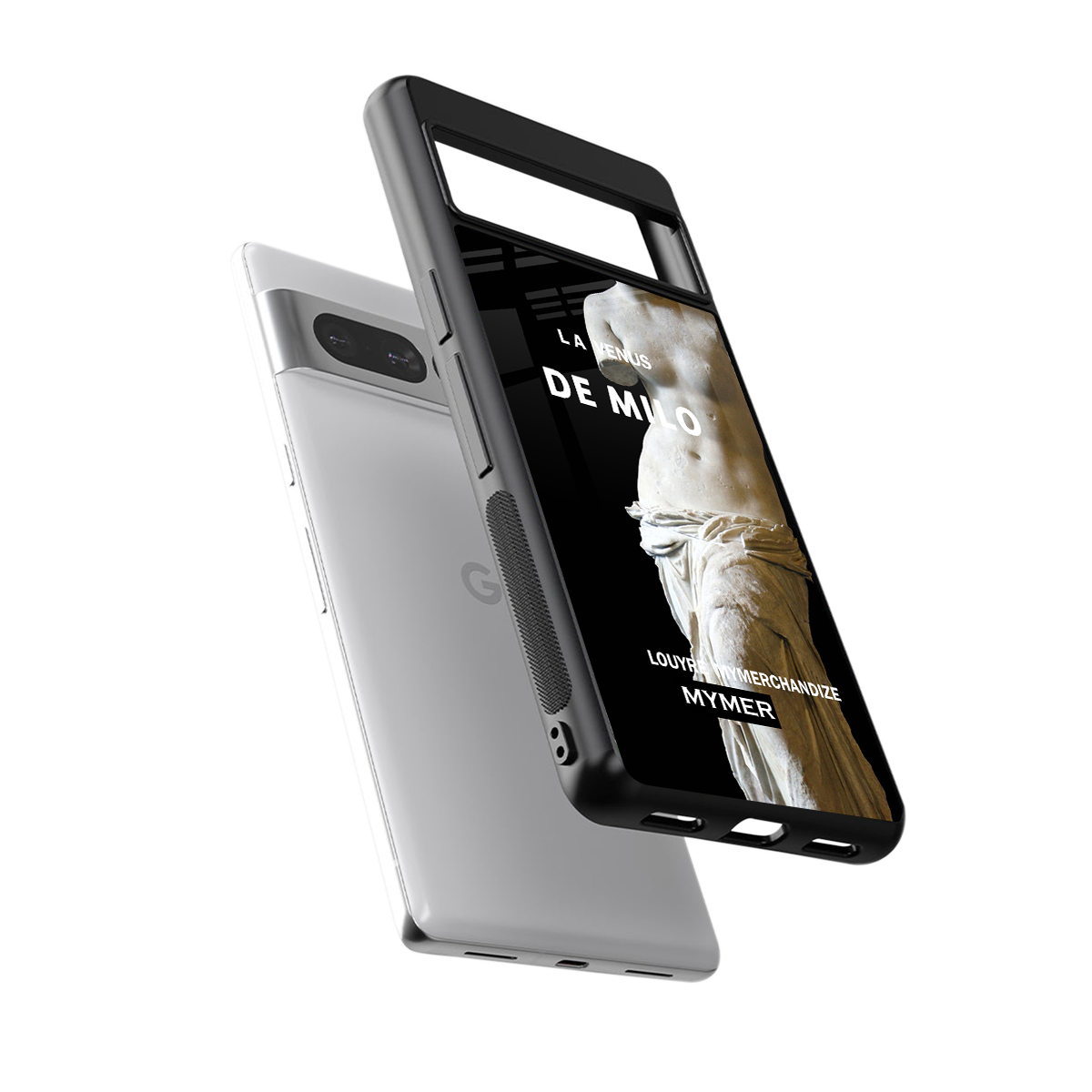 de milo back phone cover | glass case for google pixel 7 pro