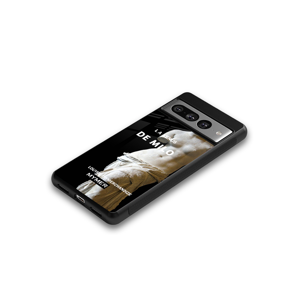 de milo back phone cover | glass case for google pixel 7 pro