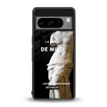 de milo back phone cover | glass case for google pixel 8 pro