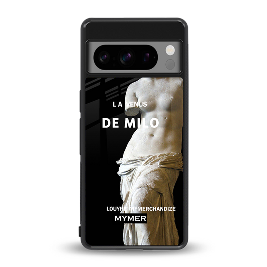 de milo back phone cover | glass case for google pixel 8 pro