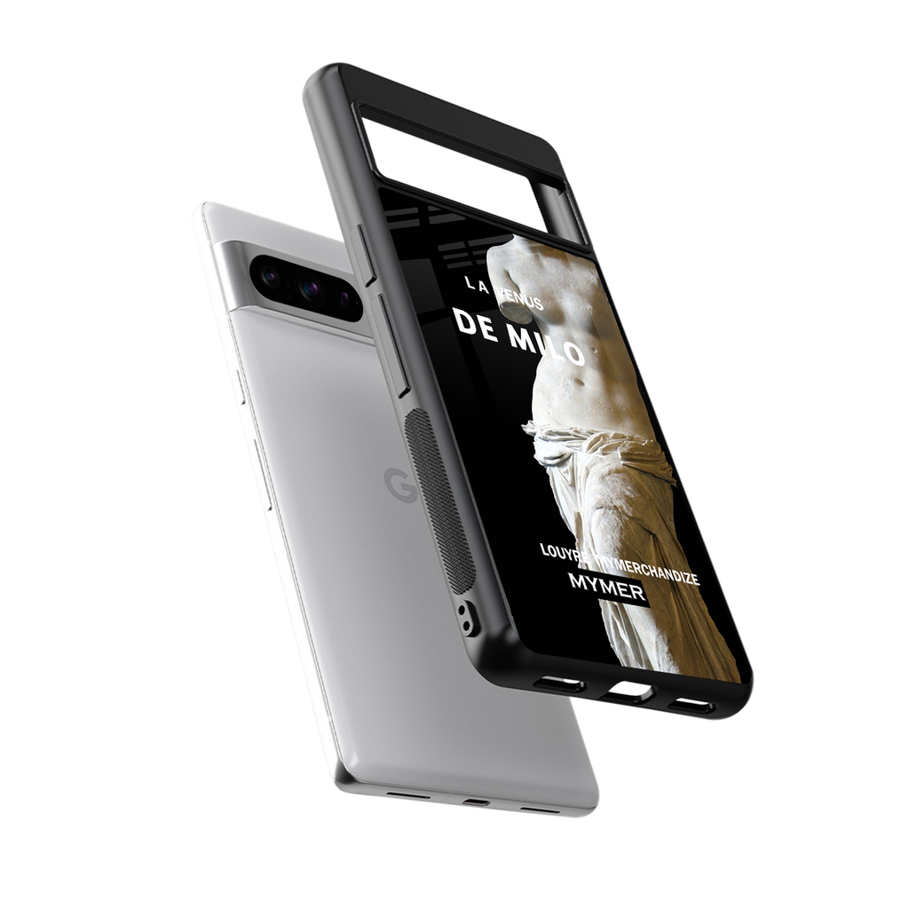 de milo back phone cover | glass case for google pixel 8 pro