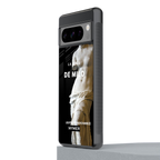 de milo back phone cover | glass case for google pixel 8 pro