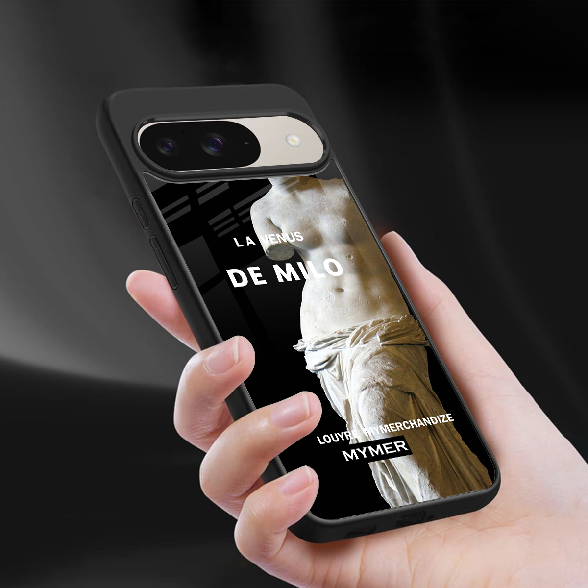 de milo back phone cover | glass case for google pixel 9