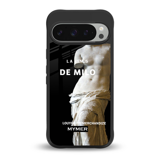 de milo back phone cover | glass case for google pixel 9 pro xl