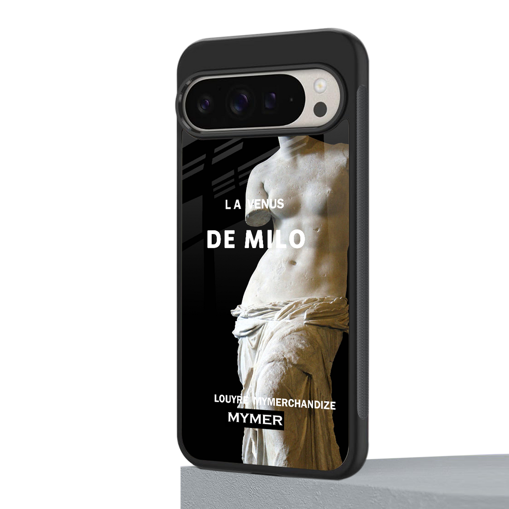 de milo back phone cover | glass case for google pixel 9 pro