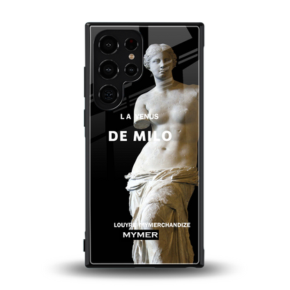 de milo back phone cover | glass case for samsung galaxy s24 ultra
