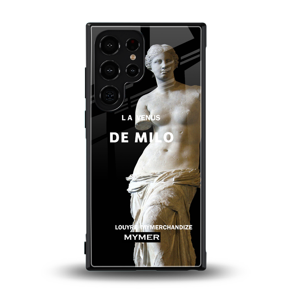 de milo back phone cover | glass case for samsung galaxy s23 ultra