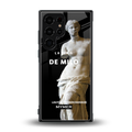 de milo back phone cover | glass case for samsung galaxy s23 ultra