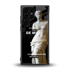 de milo back phone cover | glass case for samsung galaxy s23 ultra