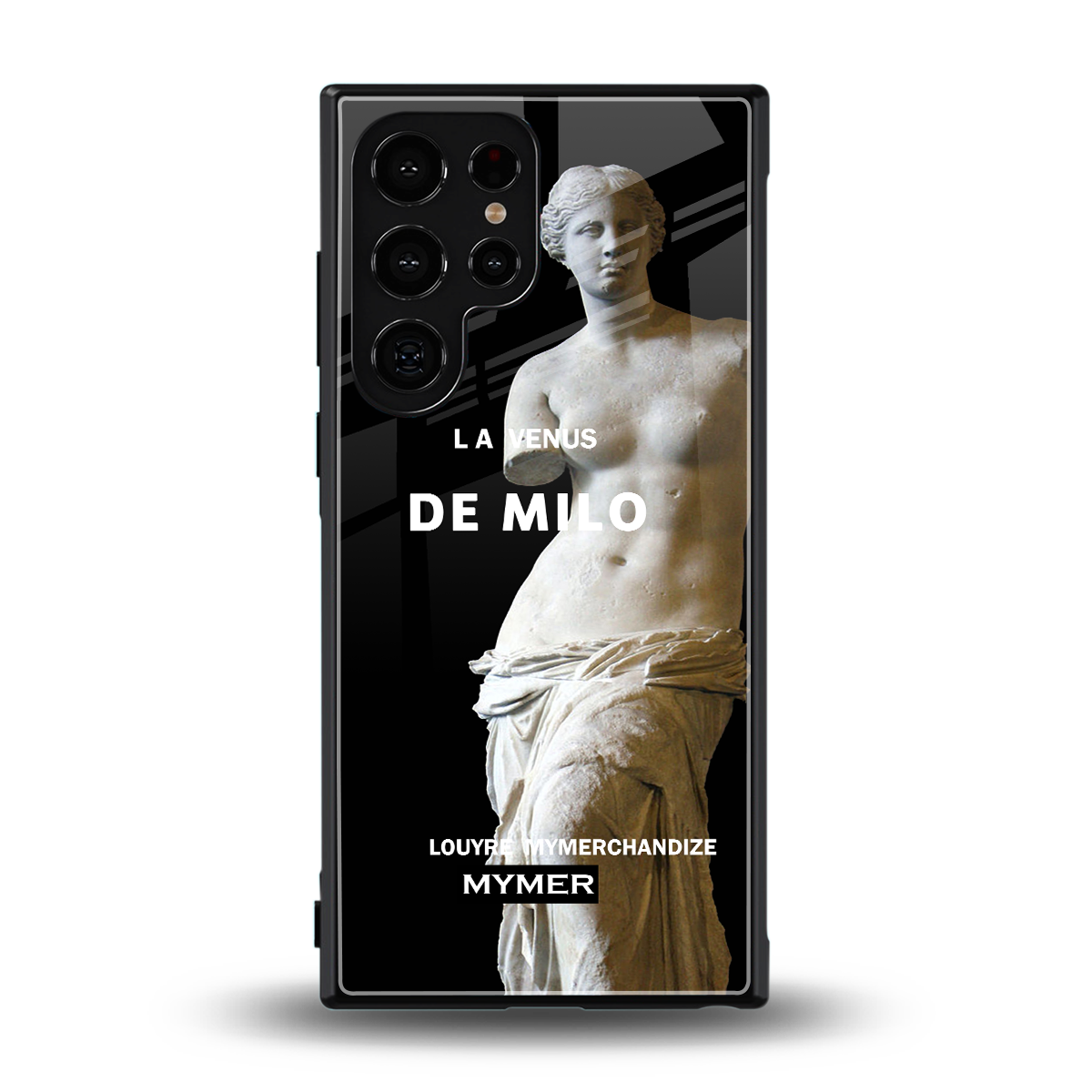 de milo back phone cover | glass case for samsung galaxy s23 ultra