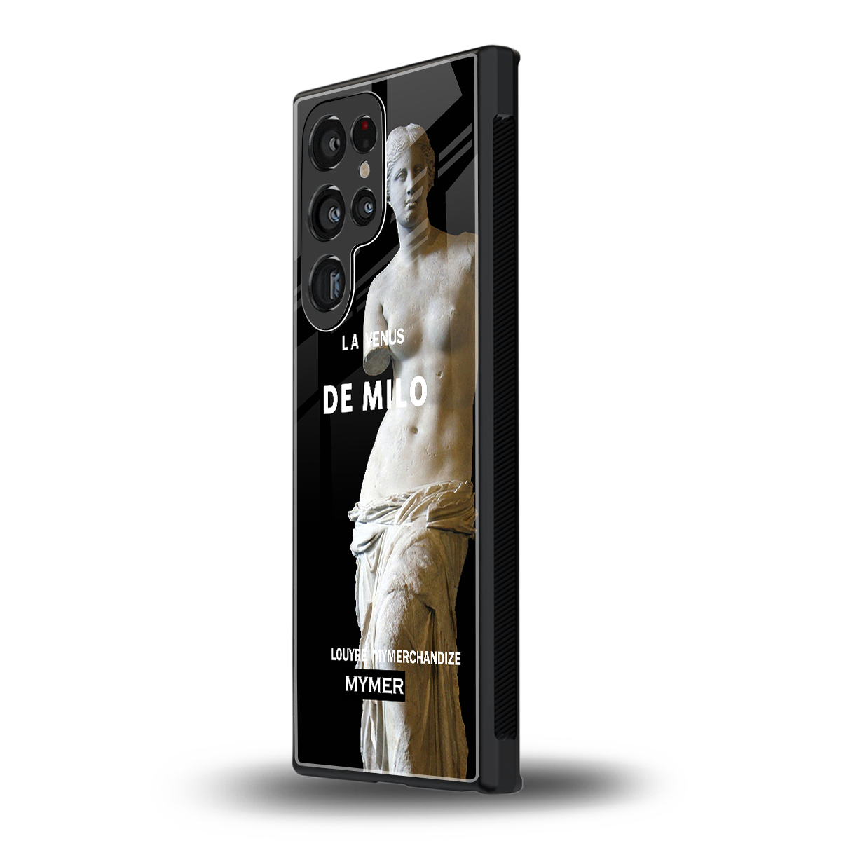 de milo back phone cover | glass case for samsung galaxy s24 ultra