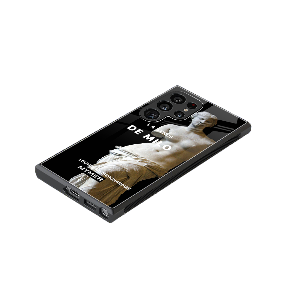 de milo back phone cover | glass case for samsung galaxy s24 ultra
