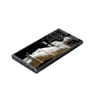 de milo back phone cover | glass case for samsung galaxy s23 ultra