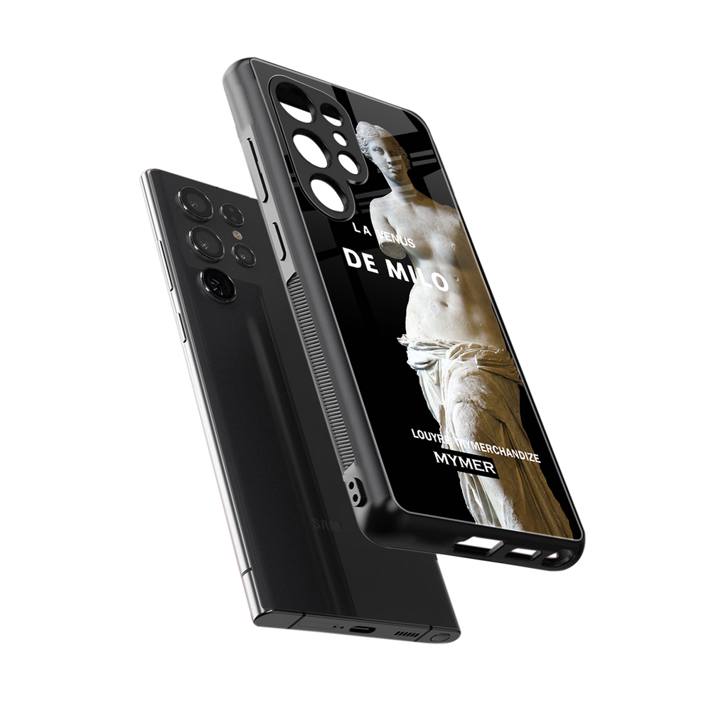 de milo back phone cover | glass case for samsung galaxy s25 ultra