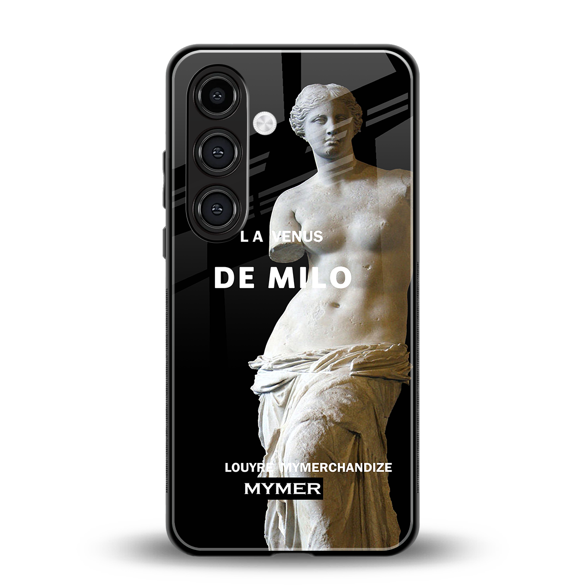 de milo back phone cover | glass case for samsung galaxy s24 plus