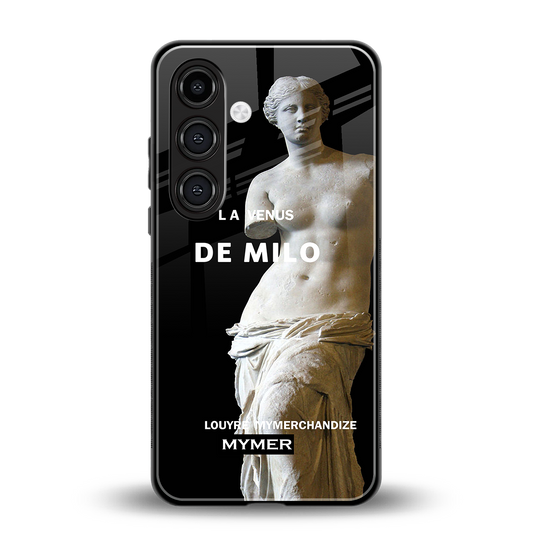 de milo back phone cover | glass case for samsung galaxy s24 plus