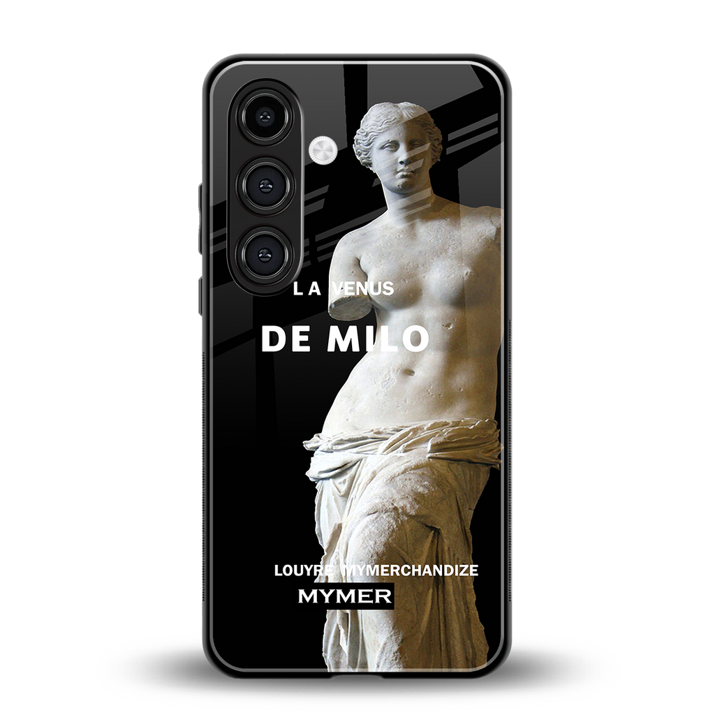 de milo back phone cover | glass case for samsung galaxy s24 fe