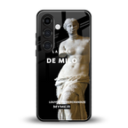 de milo back phone cover | glass case for samsung galaxy s24 fe